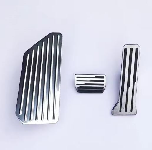 ZEEKR Series Stainless Steel Foot Pedal Covers, Accelerator & Brake Pedal Trim, Car Interior Accessories