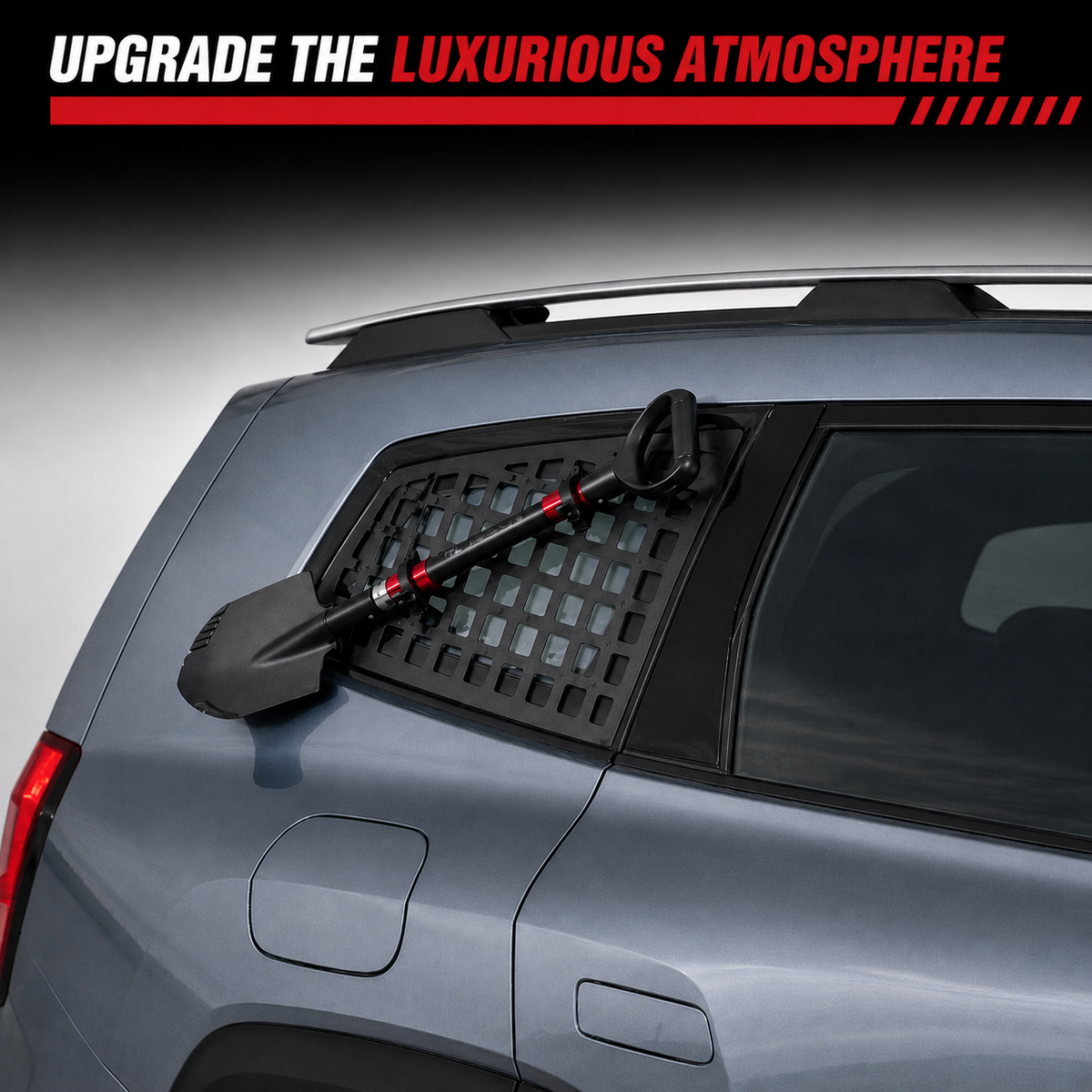 Aluminum Alloy Trunk Side Window Honeycomb Panel Engineering Shovel Bracket for Deepal G318 2024–2026 Exterior Accessories