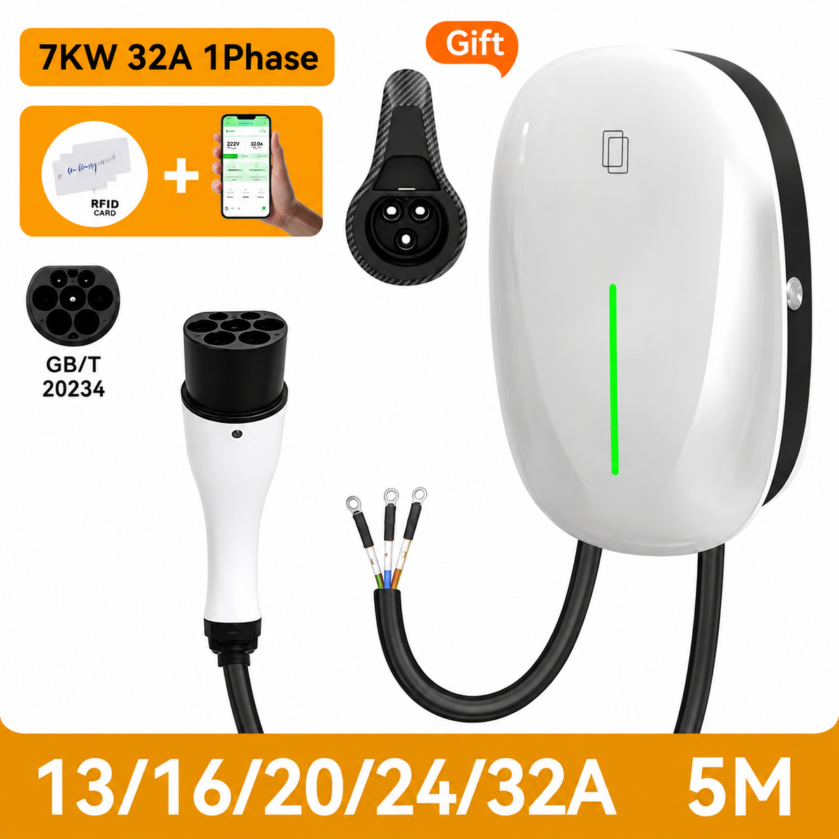 GBT 32A 1P APP 5M