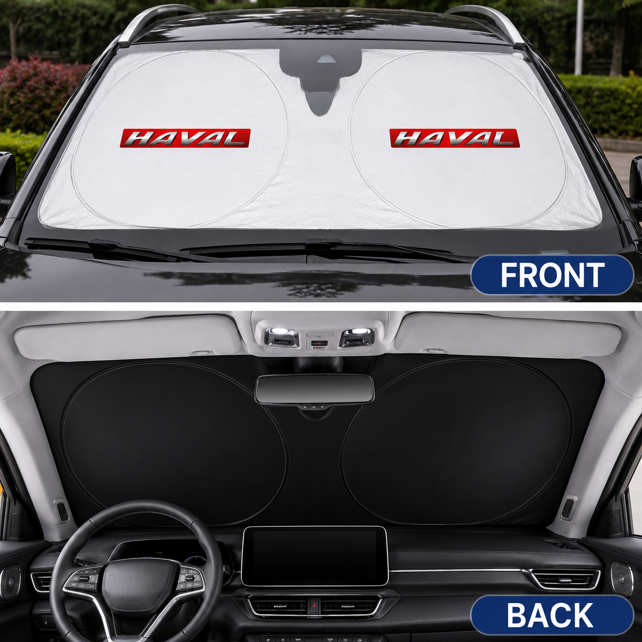 Car Windshield Sun Shade Visor UV Protection Shield for Haval Series, Front Window Sunshade Interior Accessory