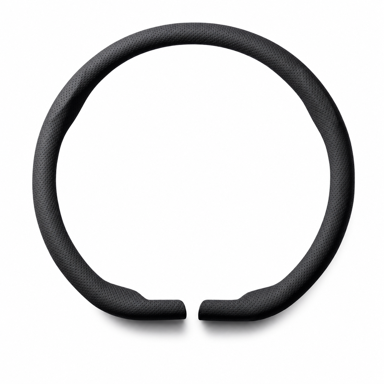 D-Shape Nappa Leather Steering Wheel Cover for Haval Series Anti-Slip Breathable