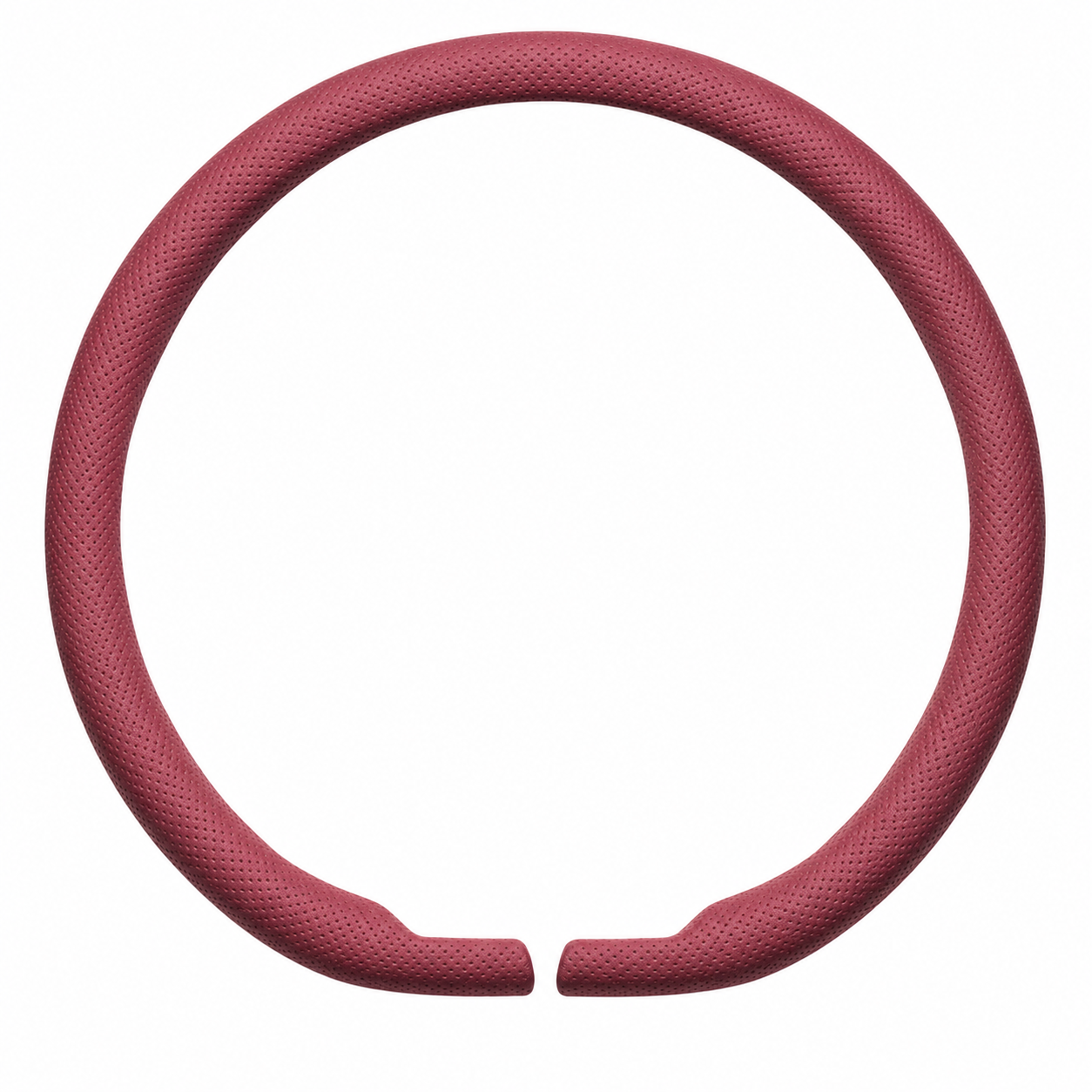 D-Shape Nappa Leather Steering Wheel Cover for Haval Series Anti-Slip Breathable