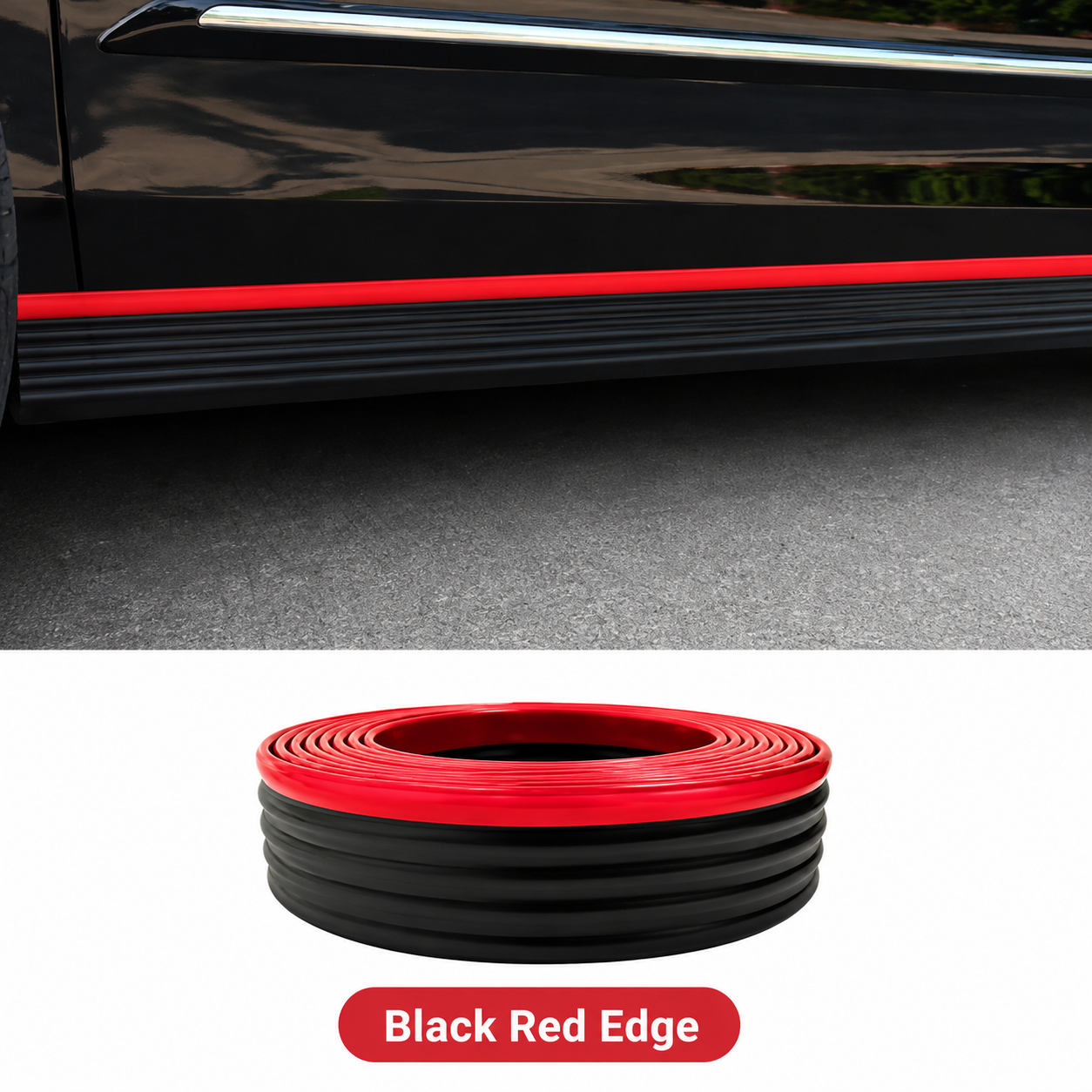 Universal Car Door Side Skirt Decorative Strips Anti-Scratch Body Protector Stickers