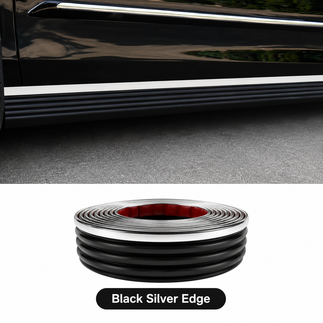 Universal Car Door Side Skirt Decorative Strips Anti-Scratch Body Protector Stickers
