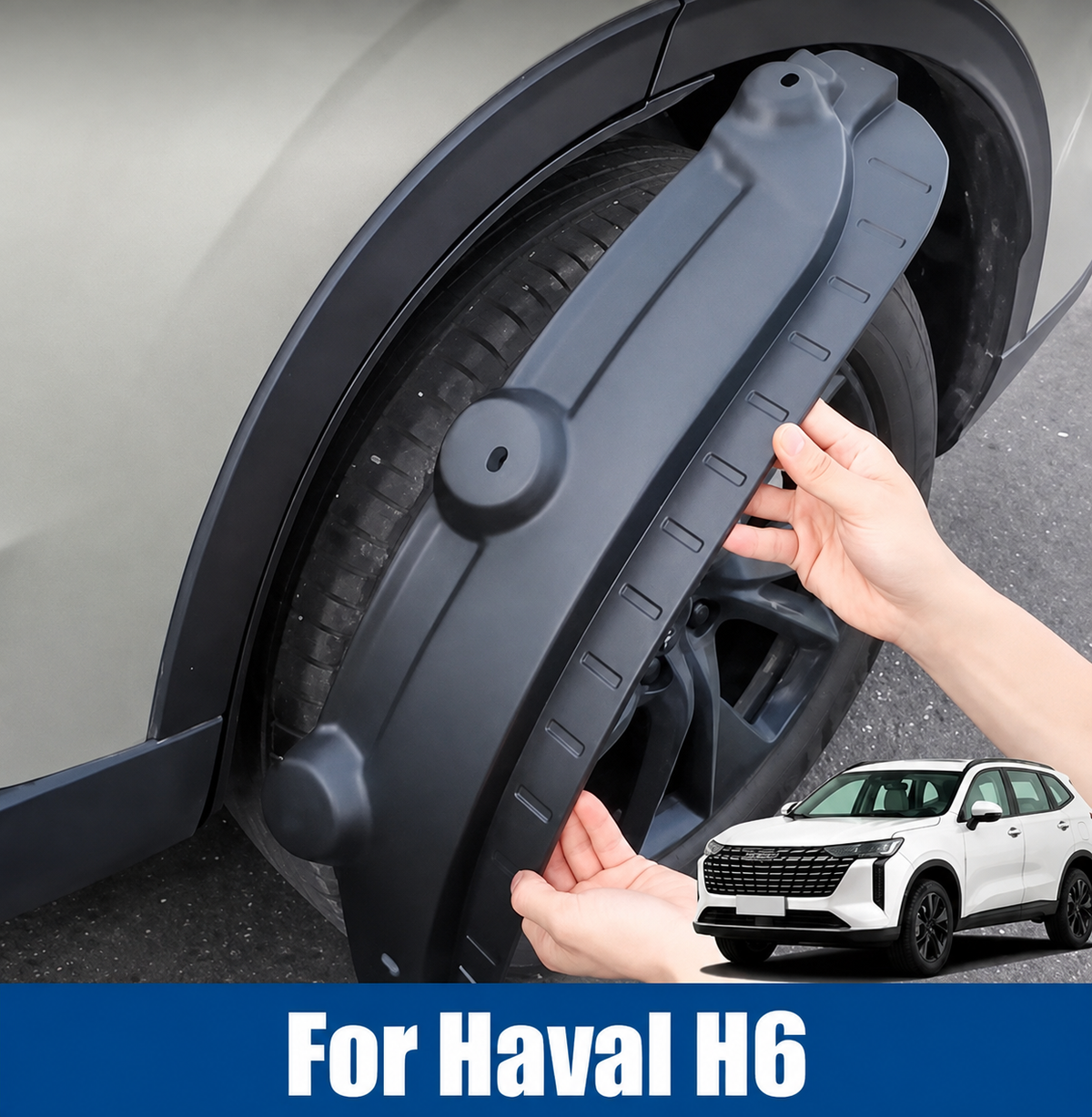 Rear Wheel Mudguard Mud Flap Protector for Haval H6 2025–2026
