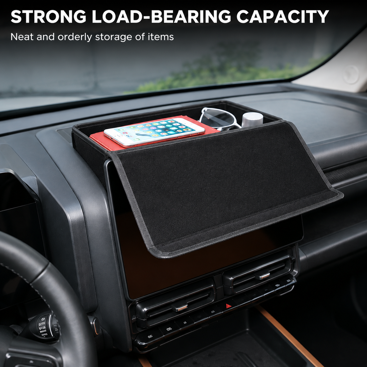 For Haval V7 Raptor 2023–2026 Oxford Cloth Central Control Navigation Screen Rear Storage Box Interior Accessory
