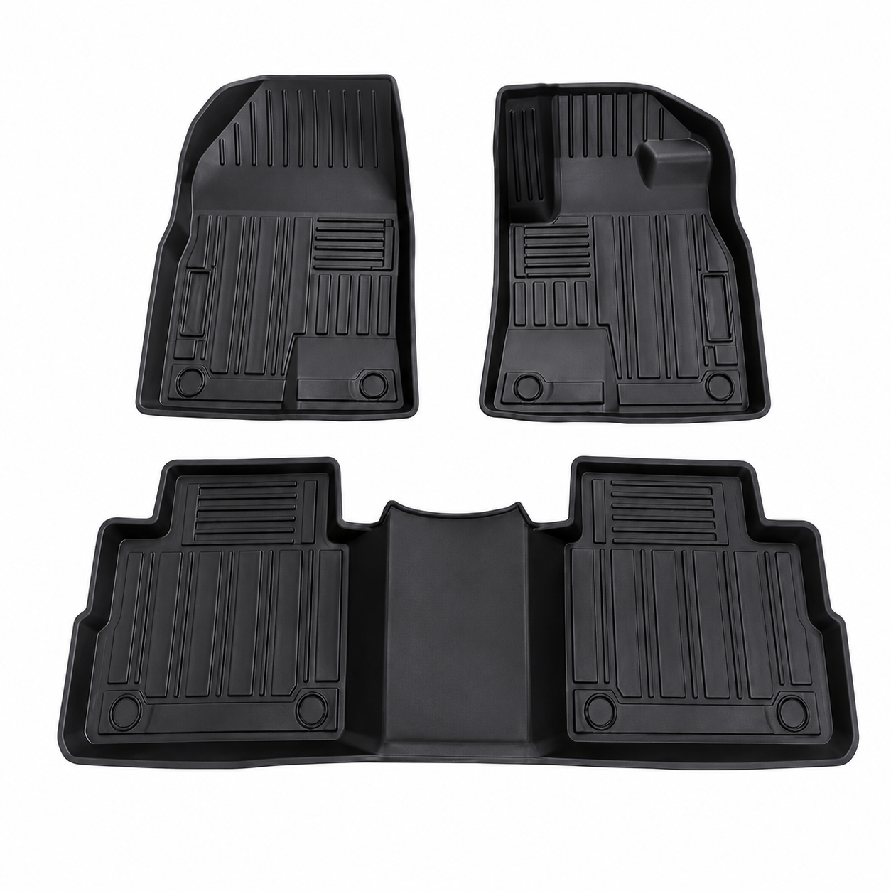 3PCS TPE Car Floor Mats Front & Rear Custom Fit for Haval H6 RHD 2021-2025