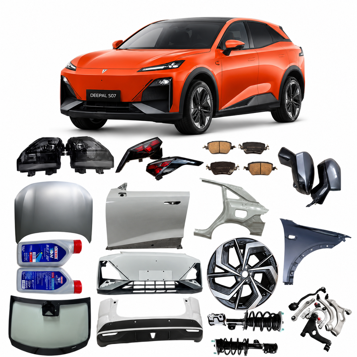Premium Full Body Kits, Spare Parts & Accessories for Deepal S07 EV/PHEV Electric Car 2023–2026