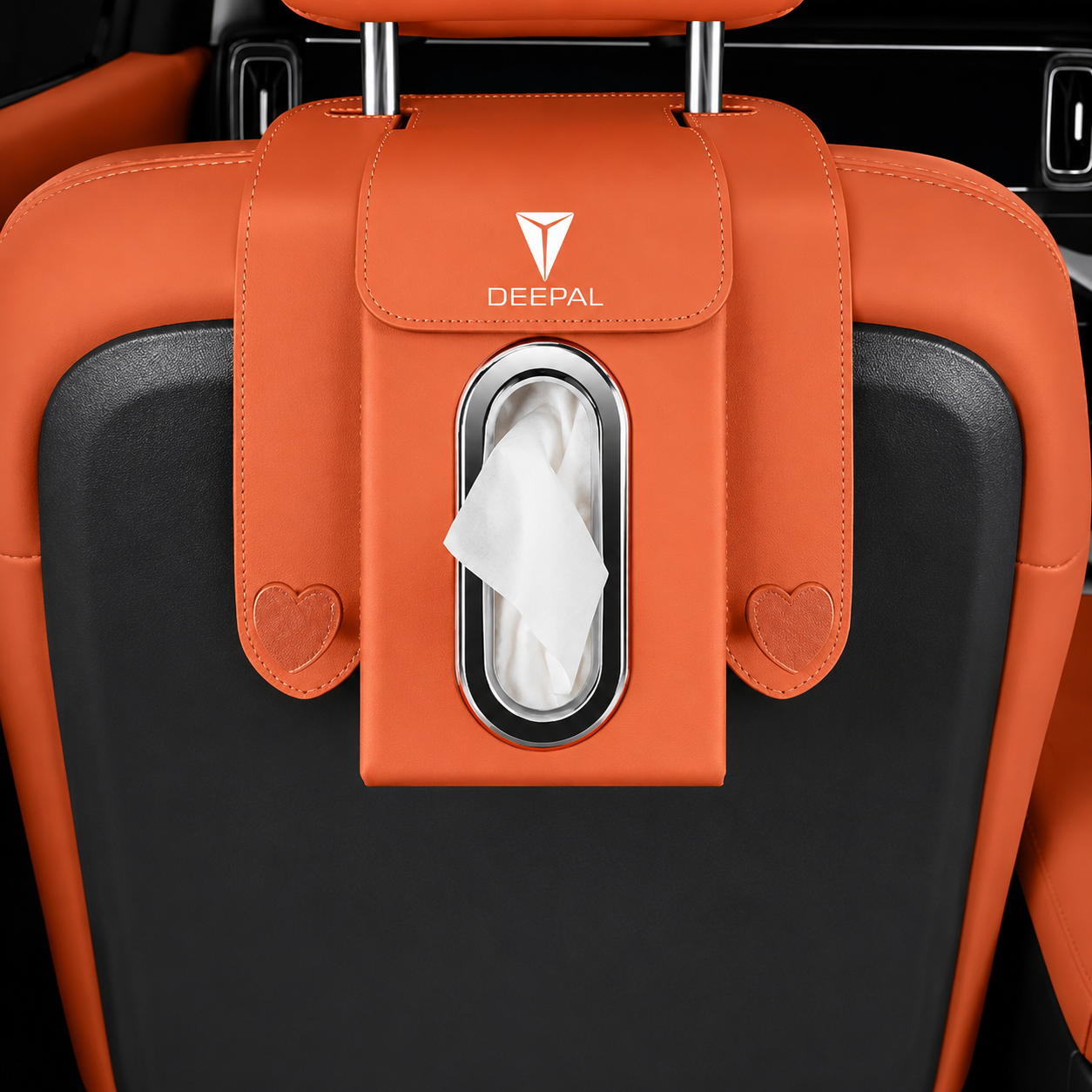 Car Seat Back Tissue Box Holder for Deepal S07 S7 G318 S09 S05 L07 SL03 – Microfiber Leather Interior Accessory