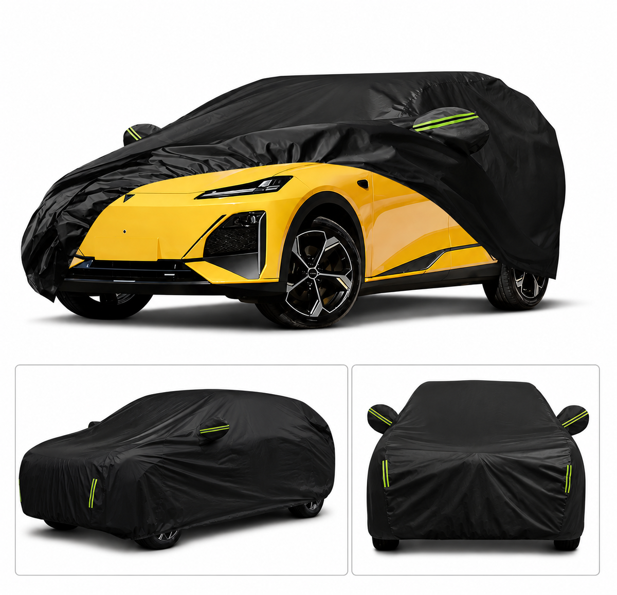 Oxford Cloth Full Car Cover for Deepal Waterproof Dustproof UV Sun Snow Protection Outdoor Vehicle Cover