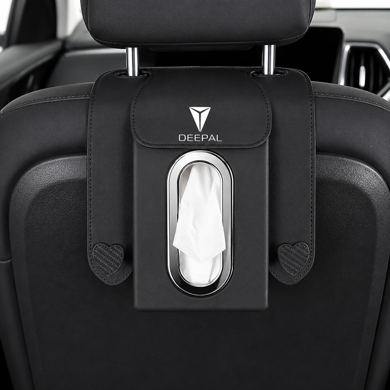 Car Seat Back Tissue Box Holder for Deepal S07 S7 G318 S09 S05 L07 SL03 – Microfiber Leather Interior Accessory