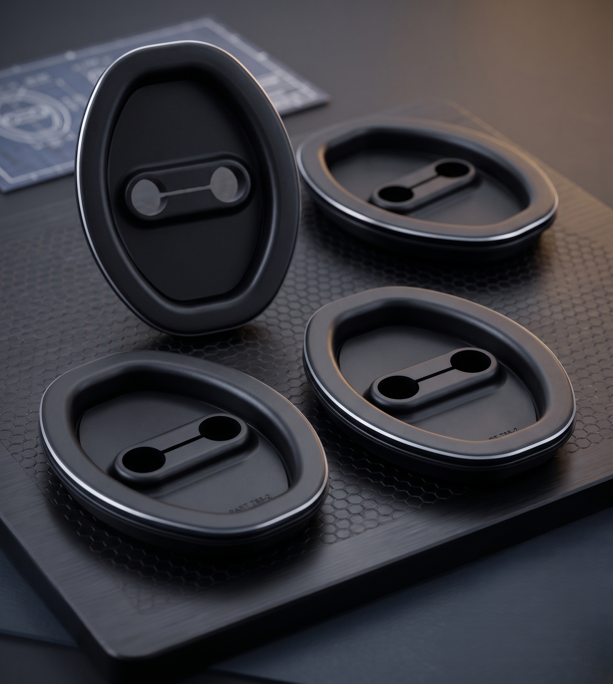 4PCS Universal Door Lock Rubber Cover for Haval & Deepal